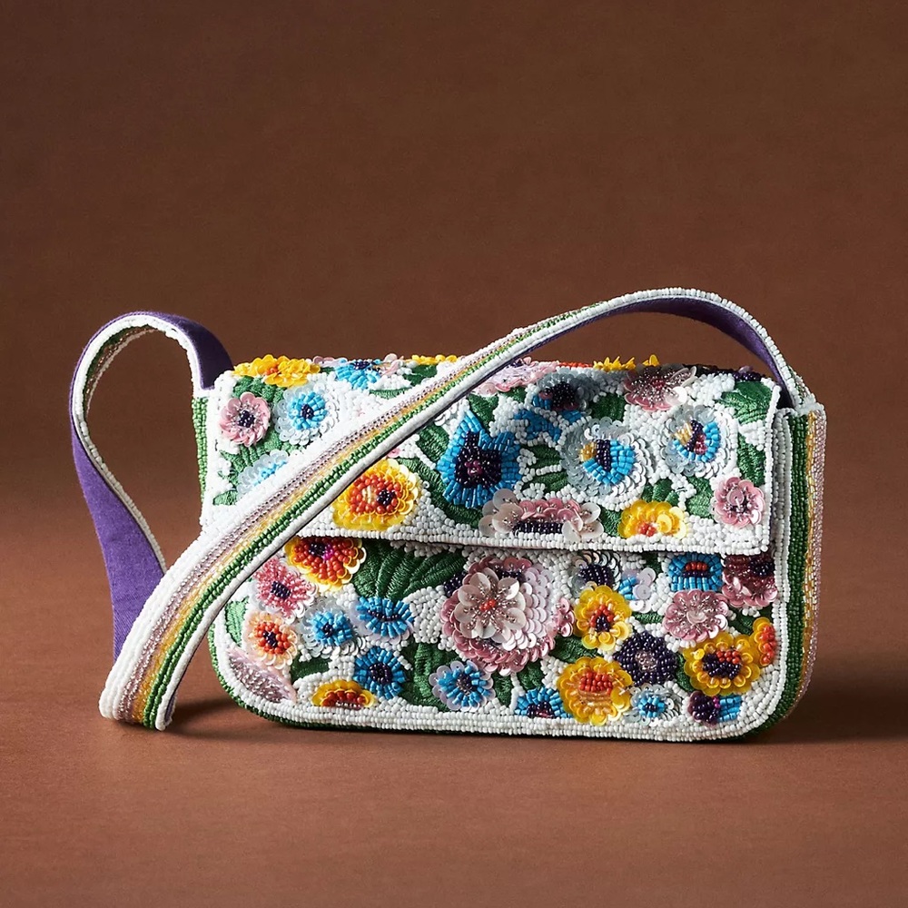 New Anthropologie The Fiona Beaded Bag!!🔥🔥🔥